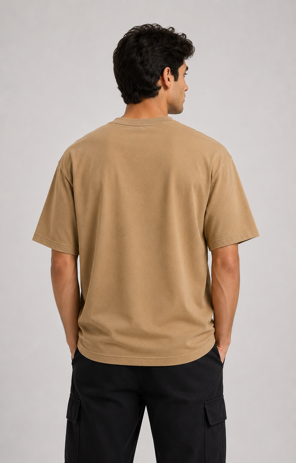 Model back view